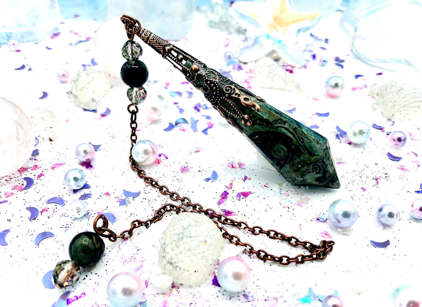 Kambaba Jasper Pendulum