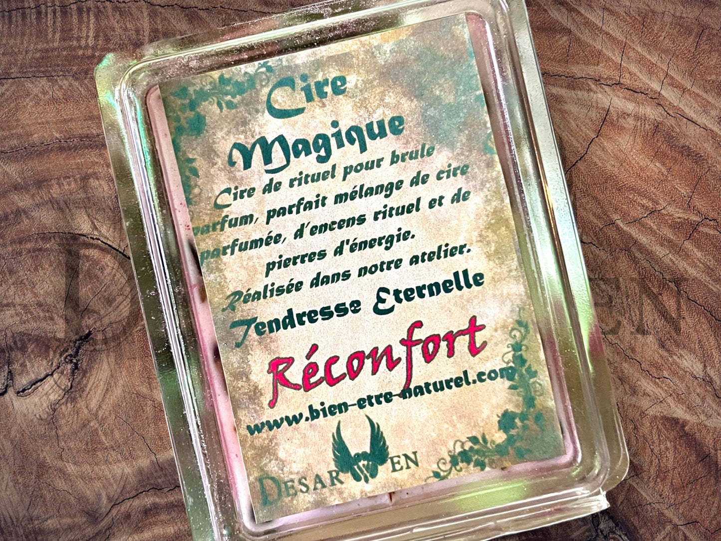 Ritual wax Tablet format for magic ritual perfume burner