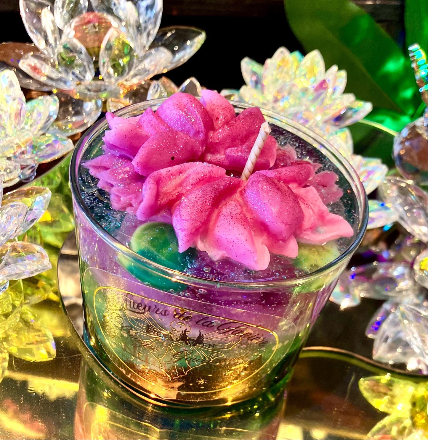 Nymphea candle with aquatic floral scent, size S