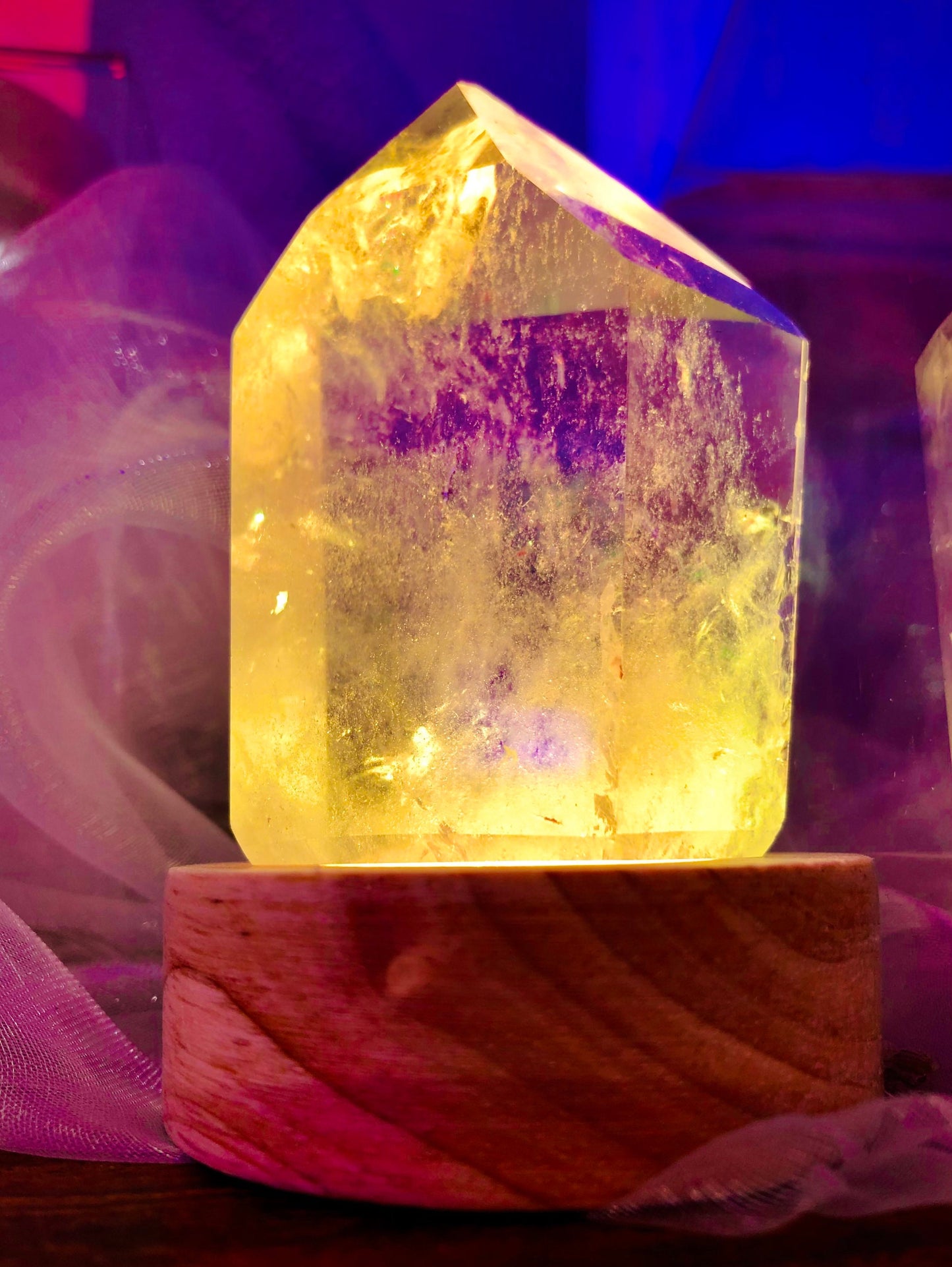 Crystal tip USB lamp