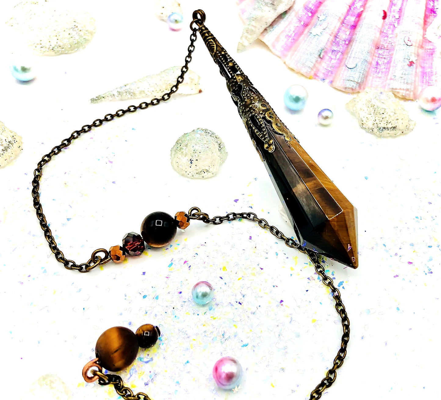 Tiger's Eye Pendulum