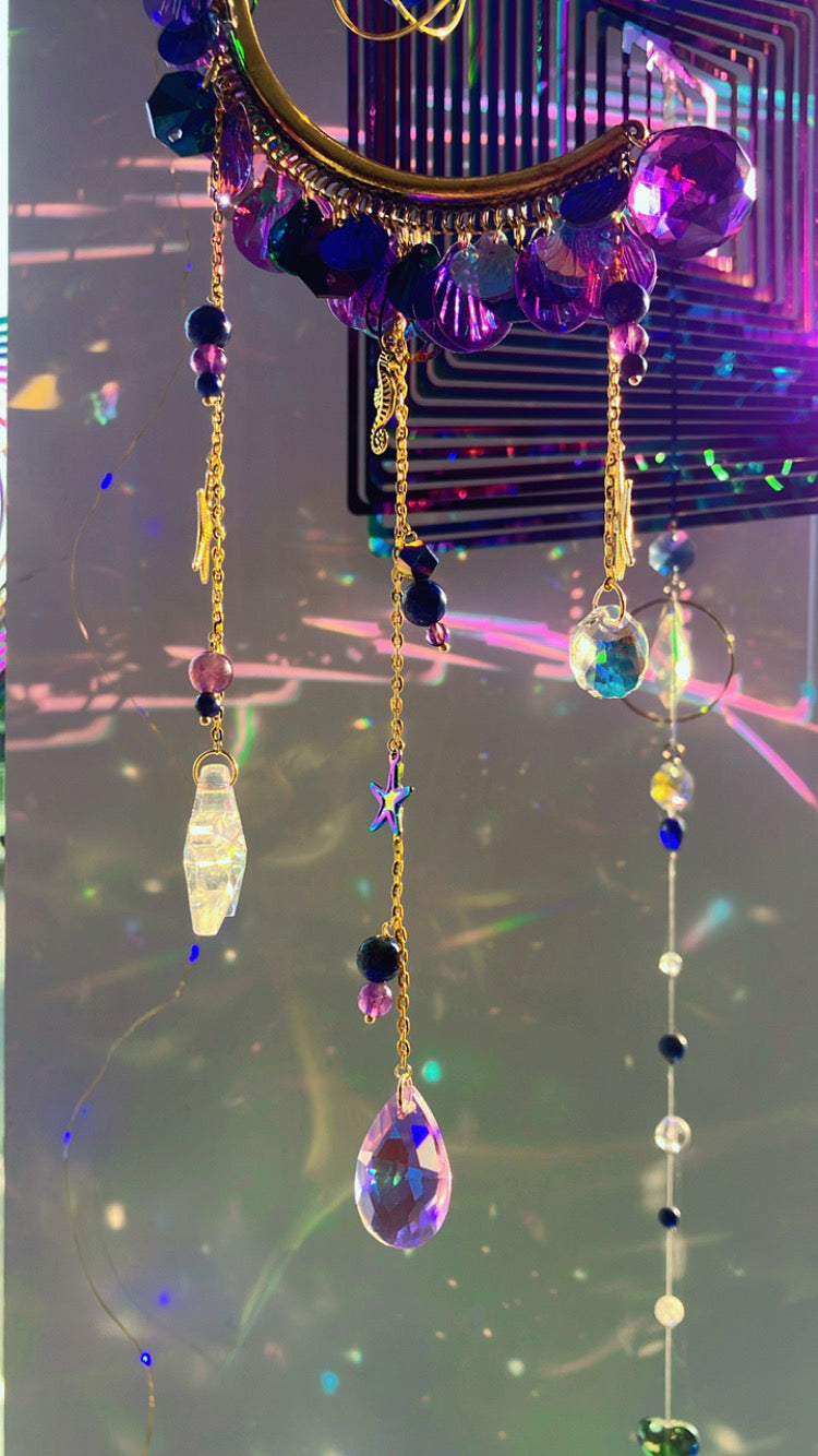 Rainbow half moon calming purity