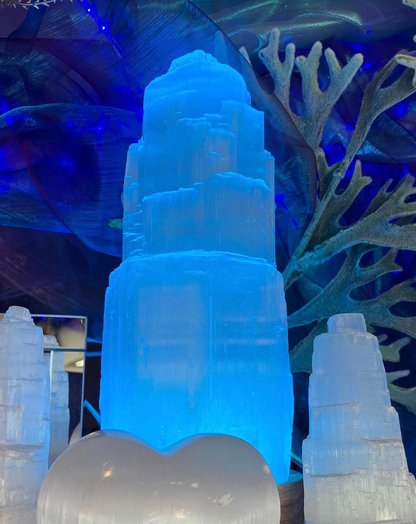 Mystical Selenite USB Lamp