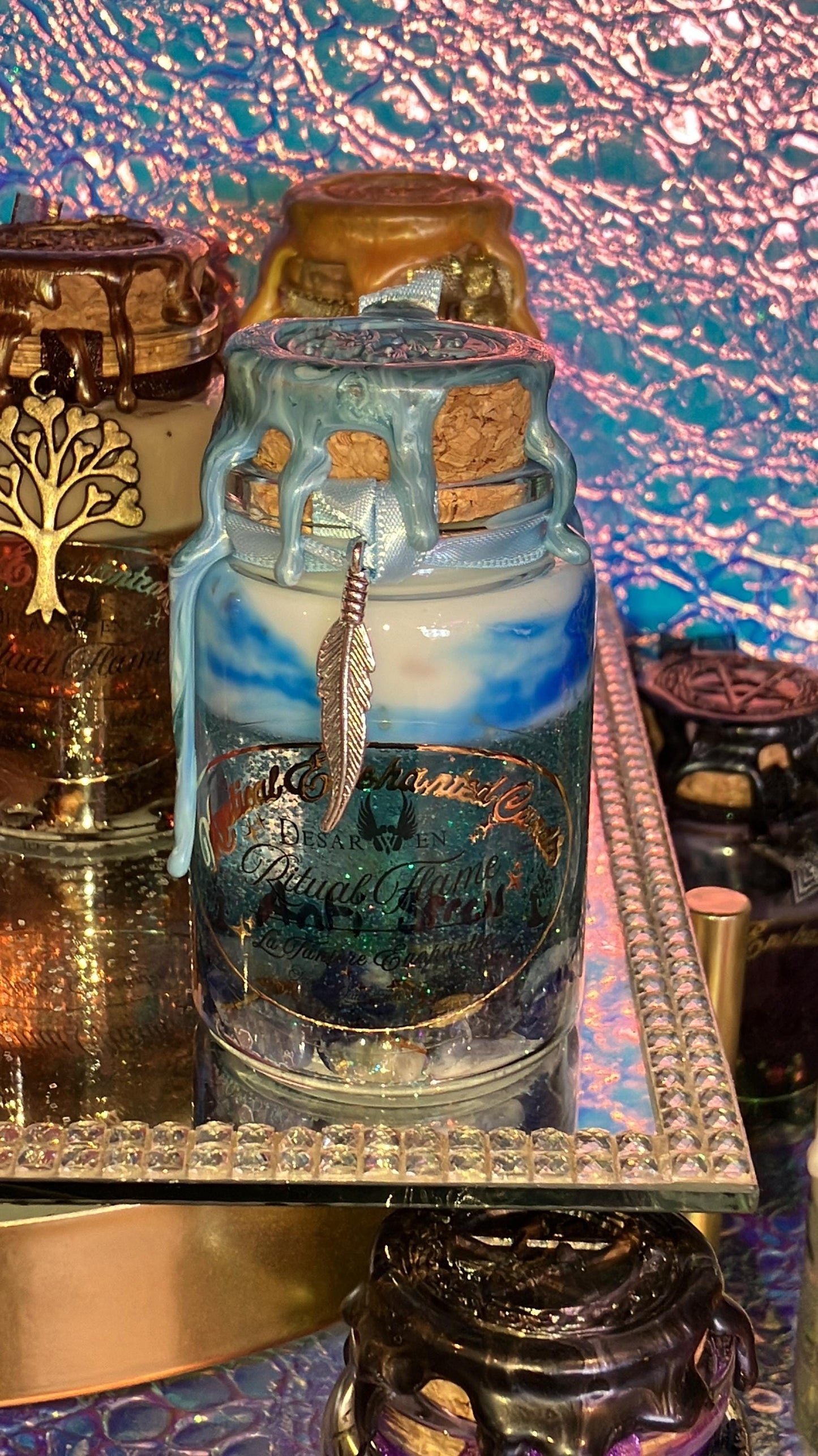 magic candle anti-stress ritual candle