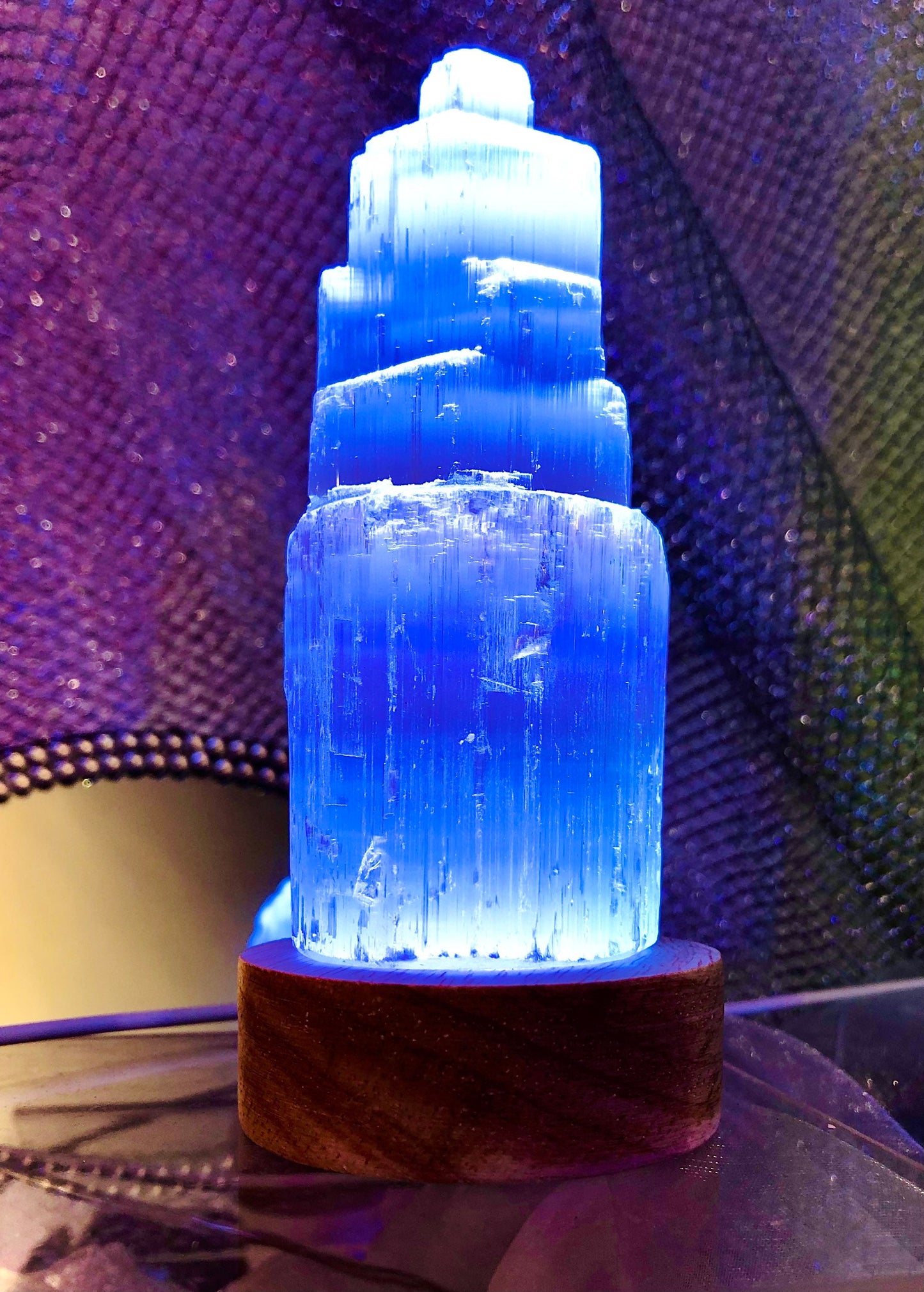 Mystical Selenite USB Lamp