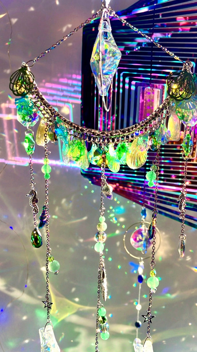 Rainbow half moon calming purity