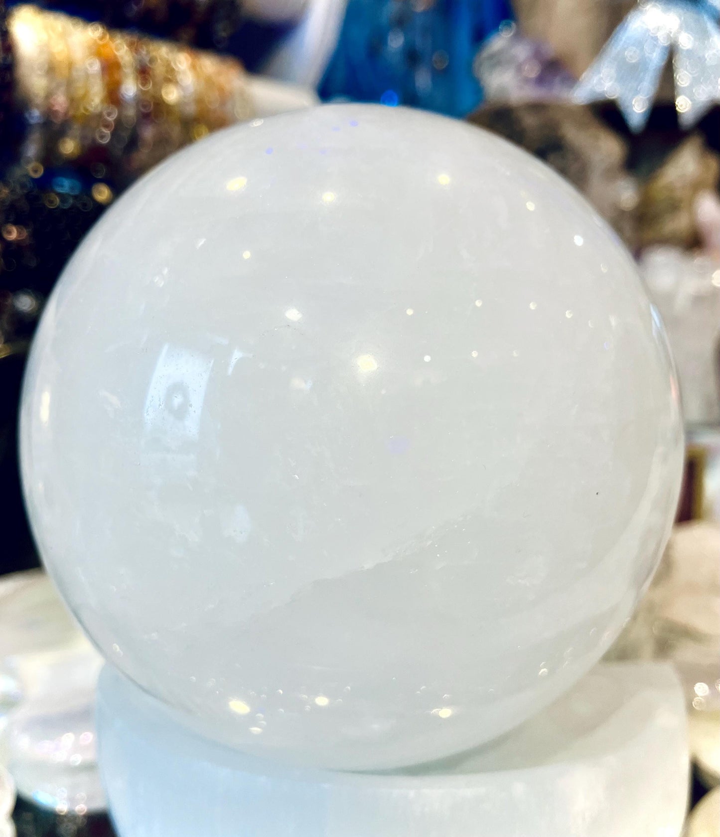 Giant quartz sphere