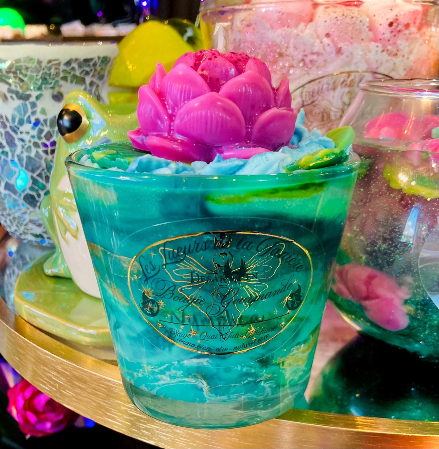 Nymphea candle, aquatic floral scent, size M