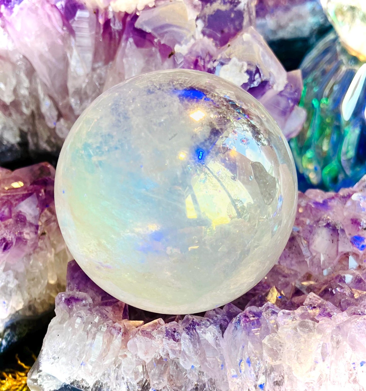 angel aura crystal spheres