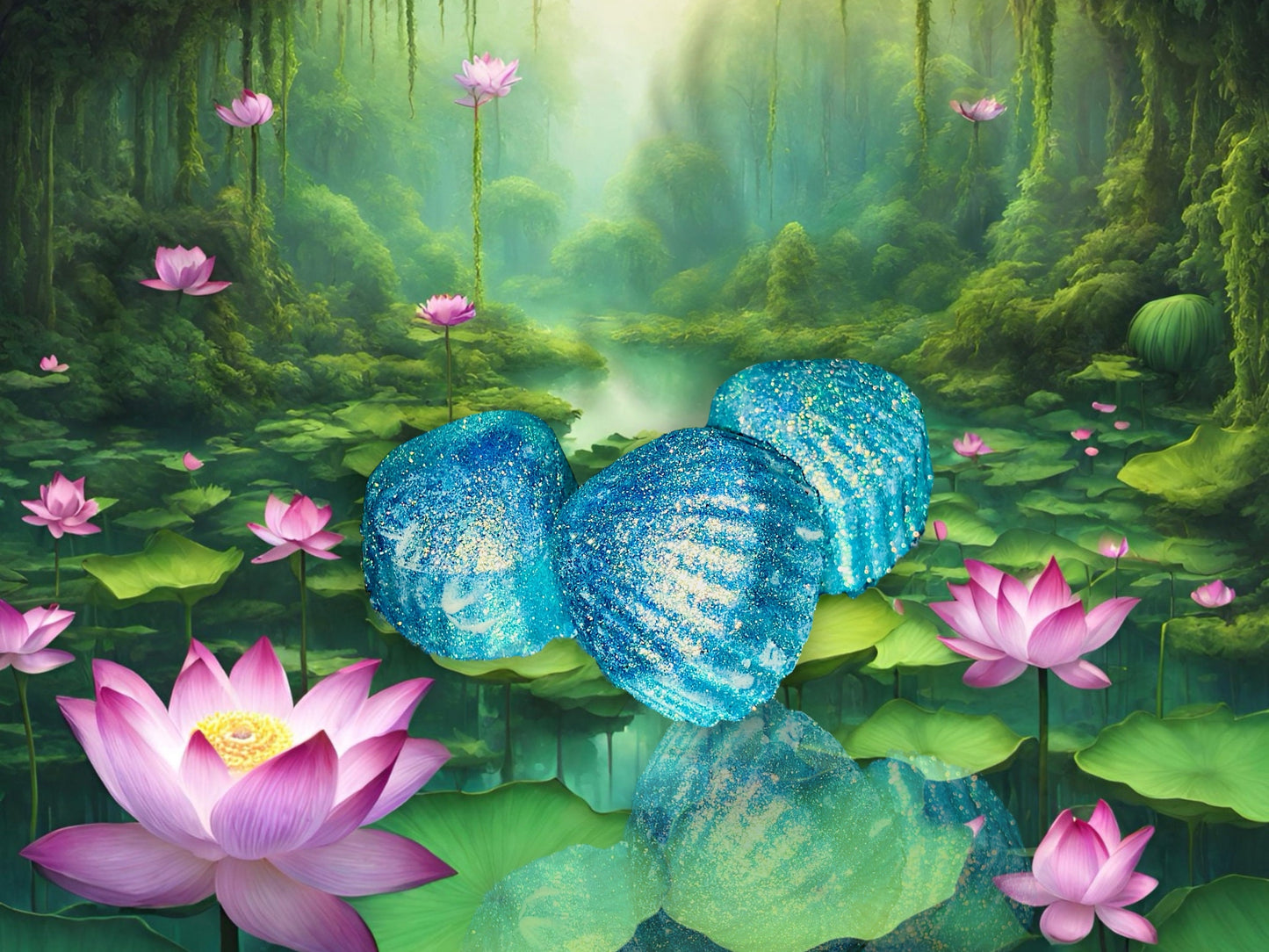 Water clover scented wax