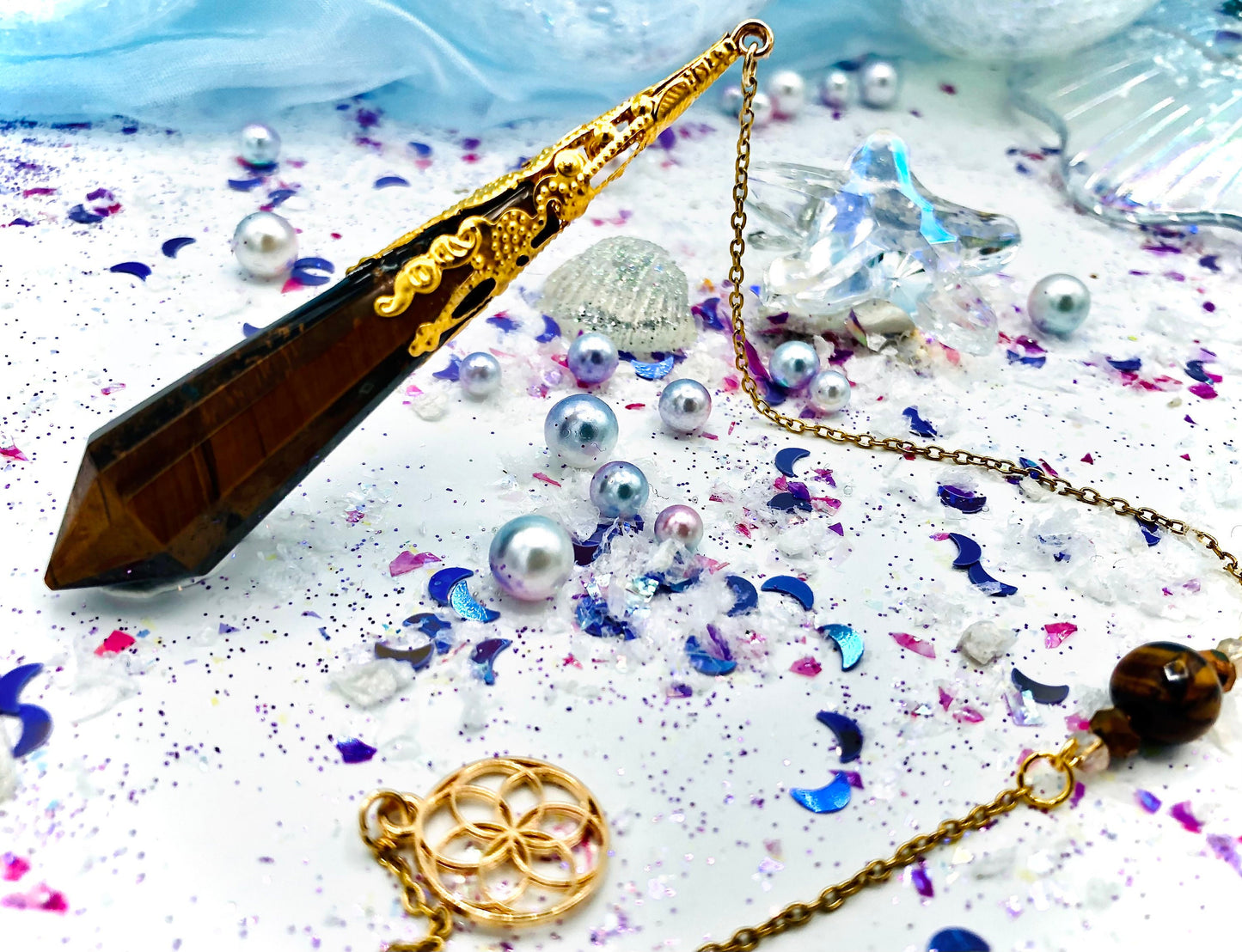 Tiger's Eye Pendulum