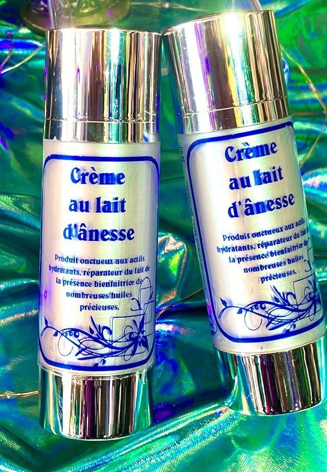 Crème visage anti âge lait d’ânesse Q10