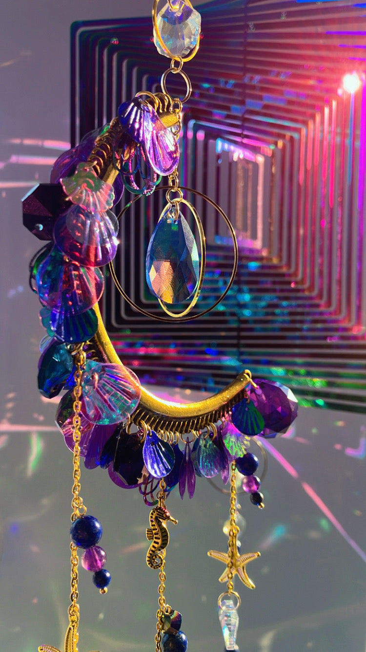 Rainbow half moon calming purity