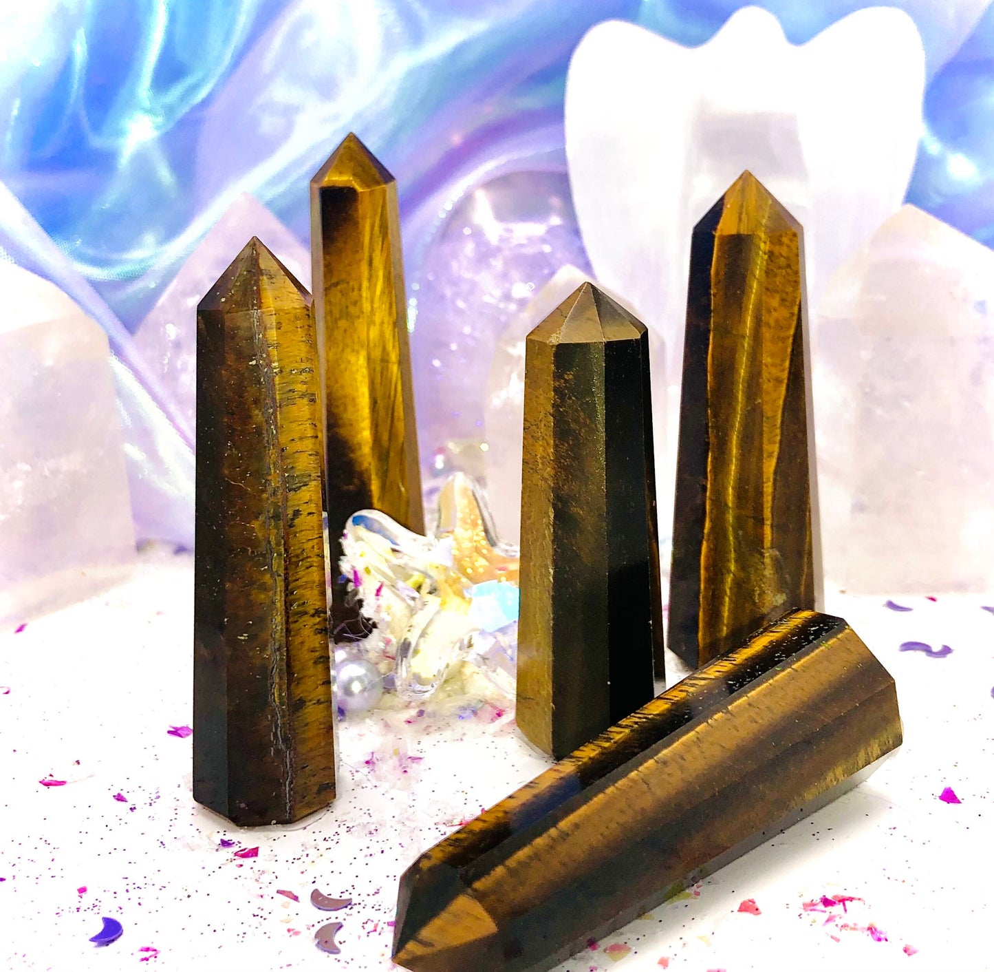 Tiger's Eye Obelisk Point