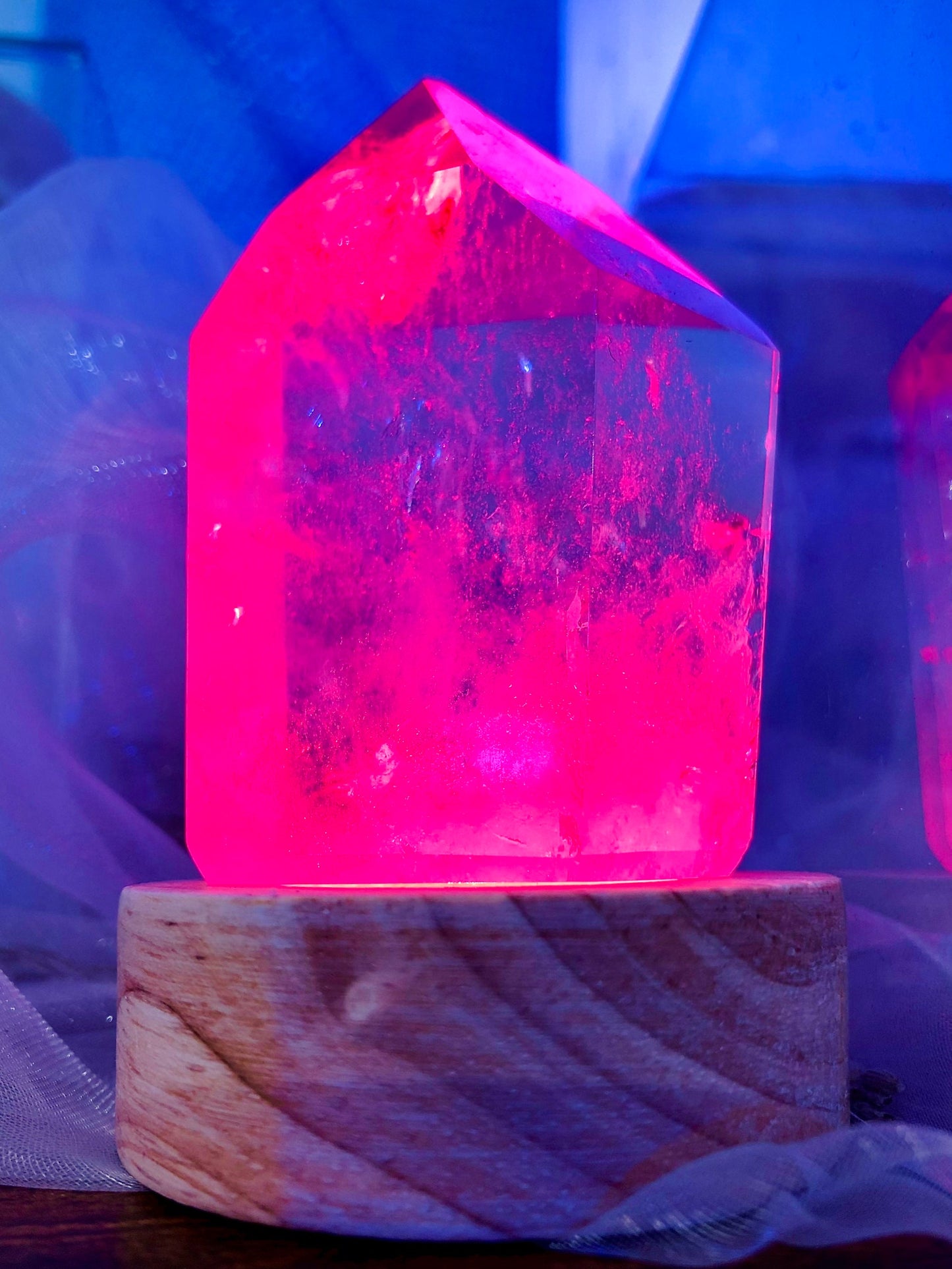 Crystal tip USB lamp