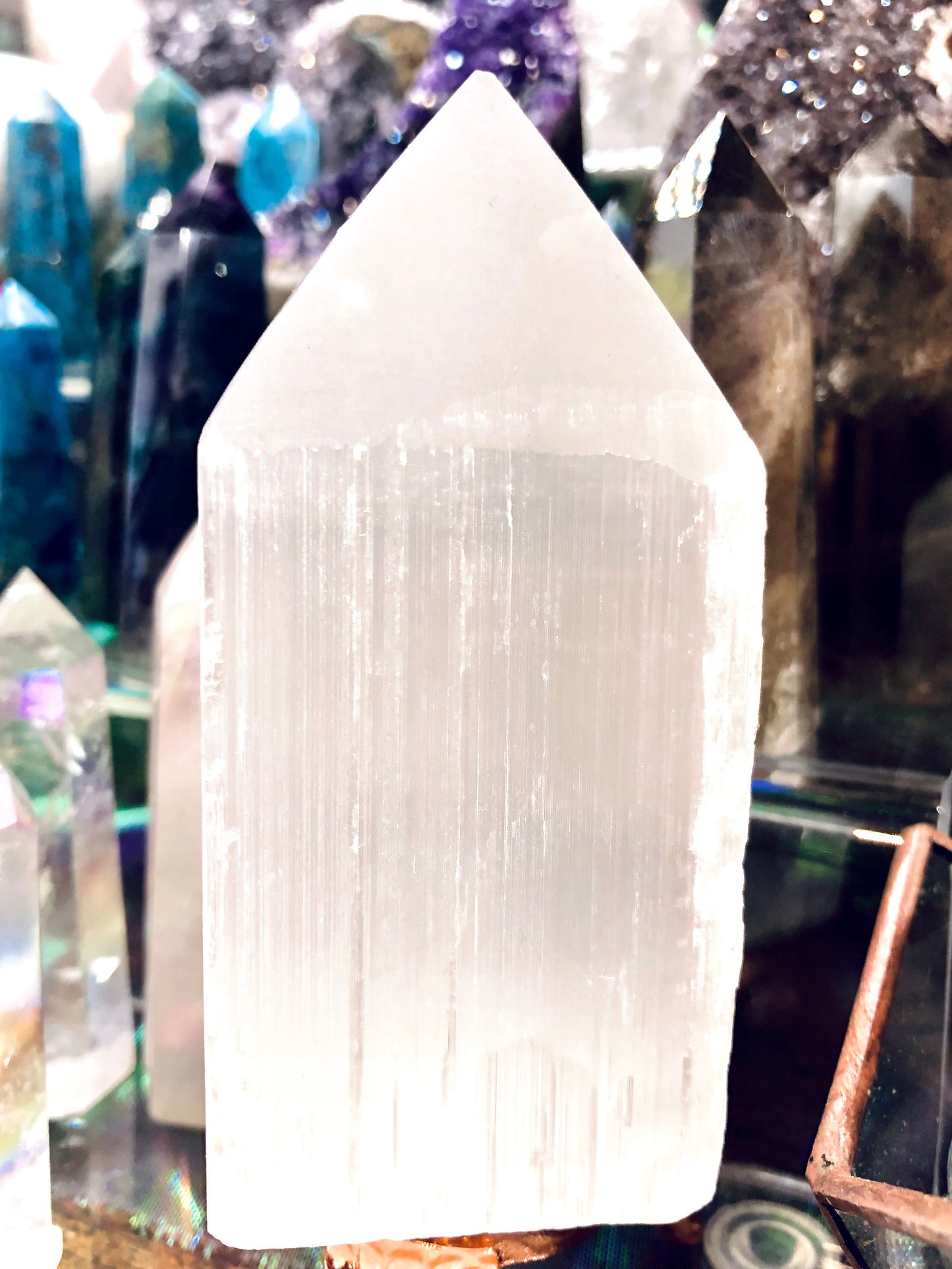 Giant Selenite Obelisk