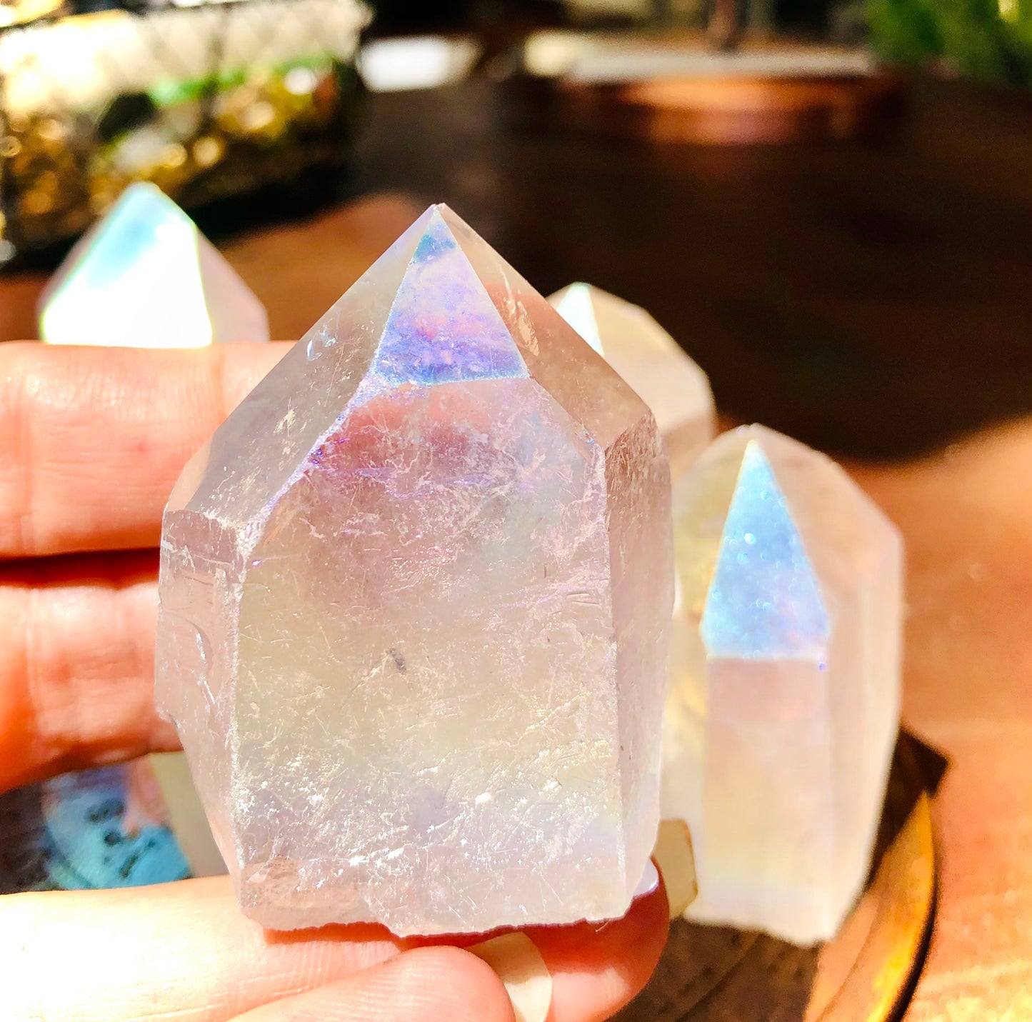 Large Crystal Point Aura Obelisk