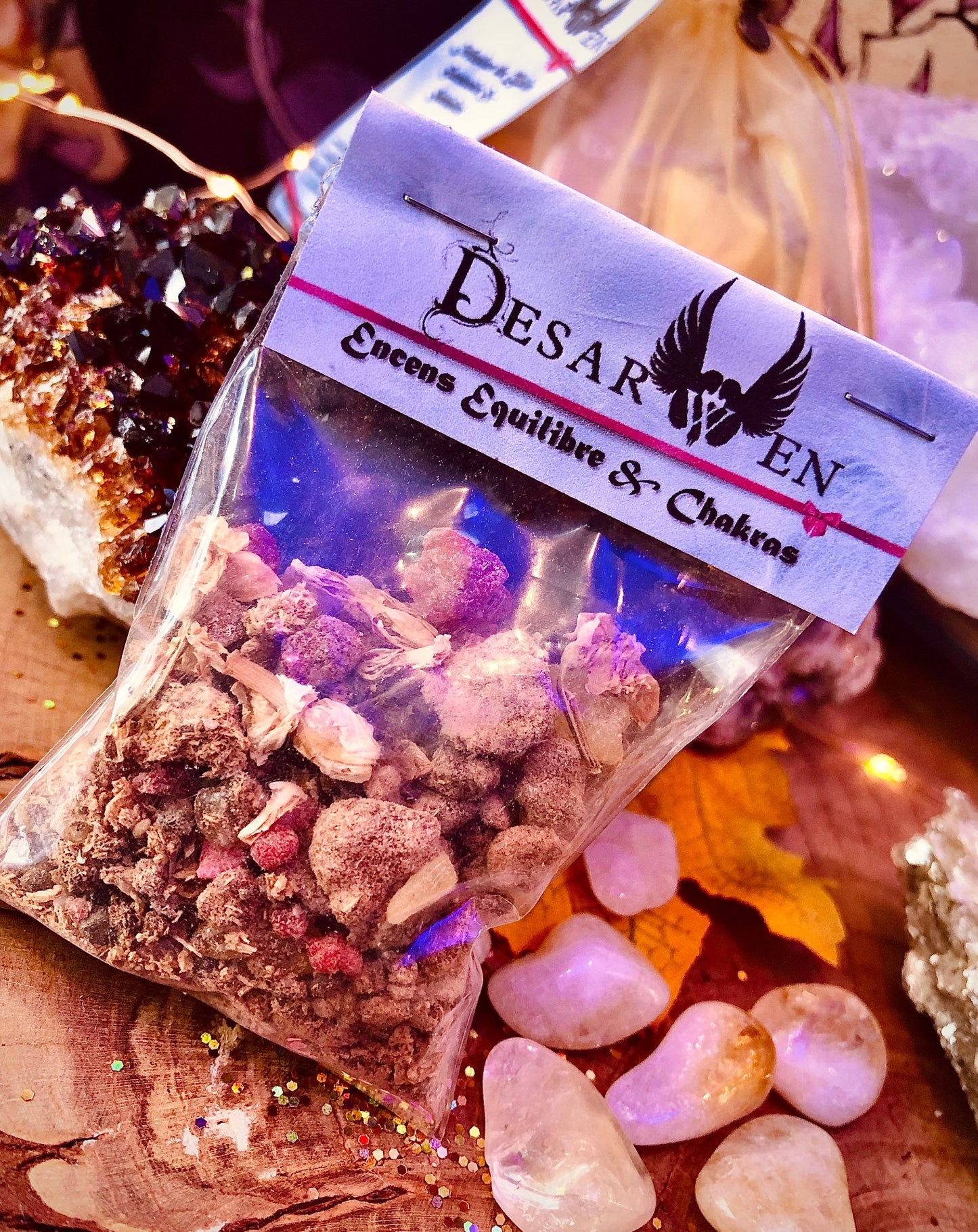 Ritual resin incense for balance and chakras