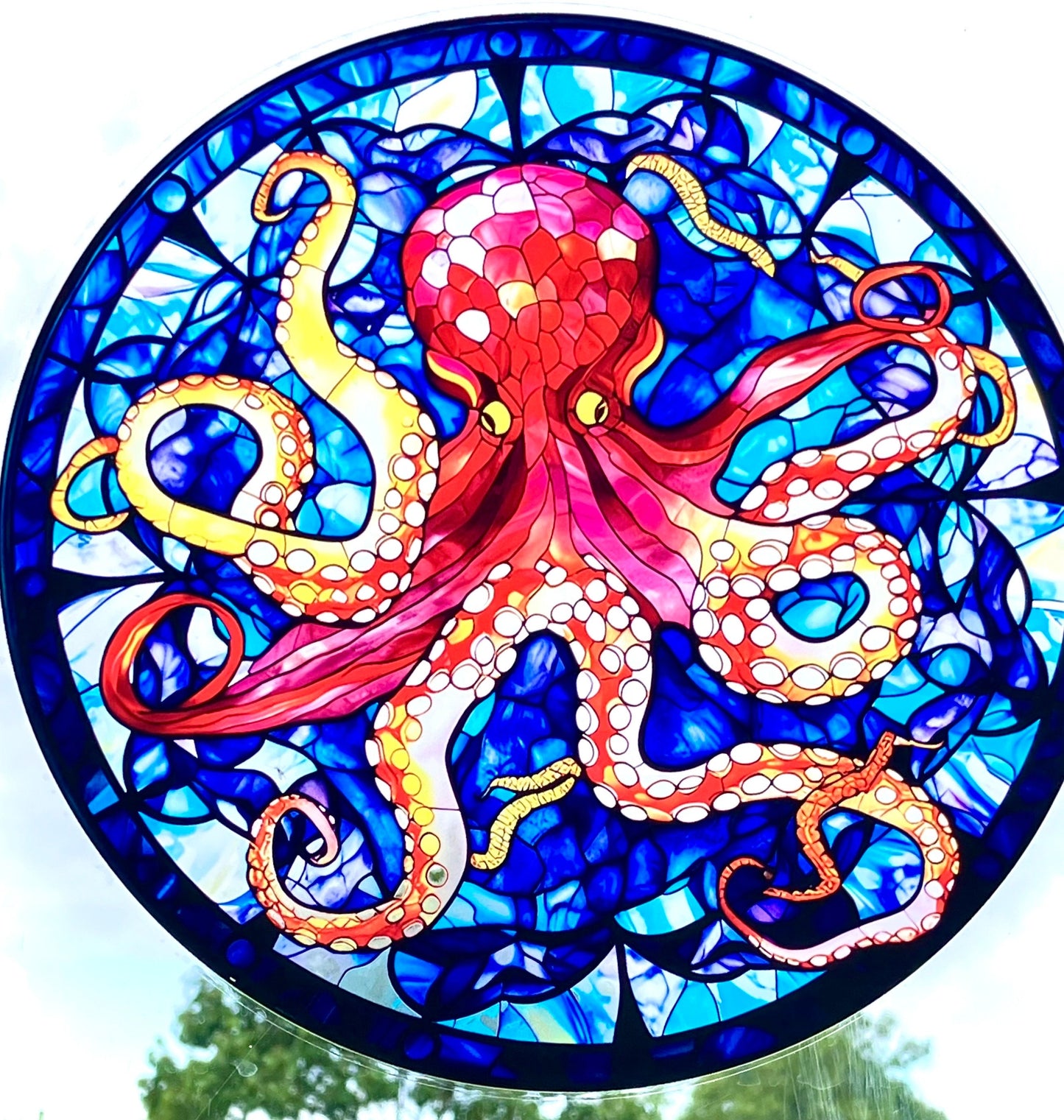 electrostatic sticker mermaid turtle seahorse octopus