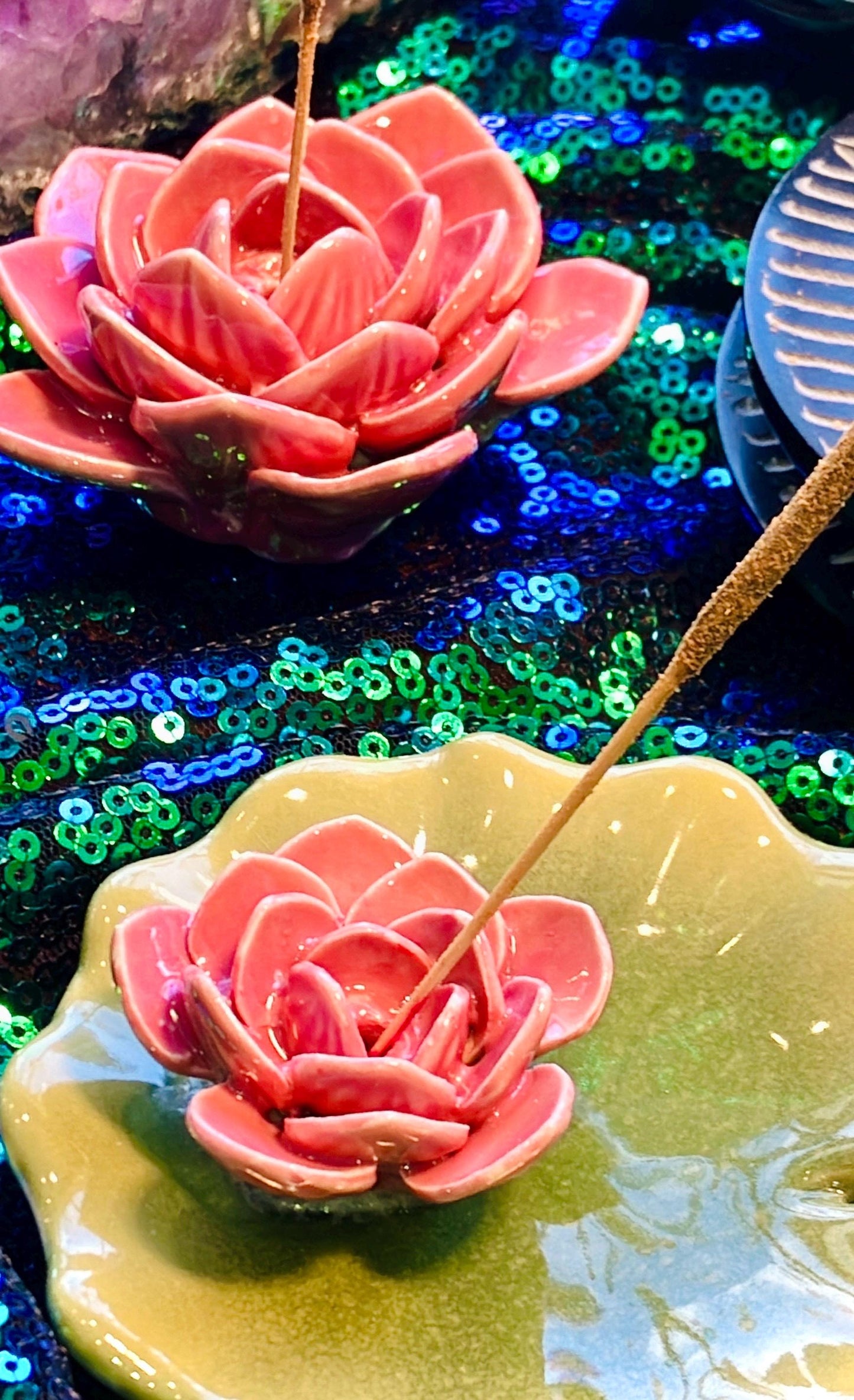 lotus water lily incense holder
