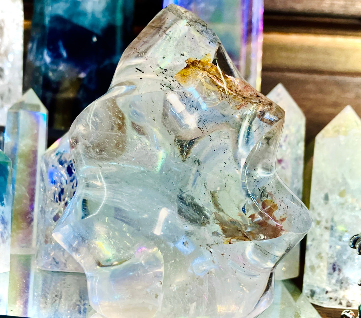 Quartz flame torch