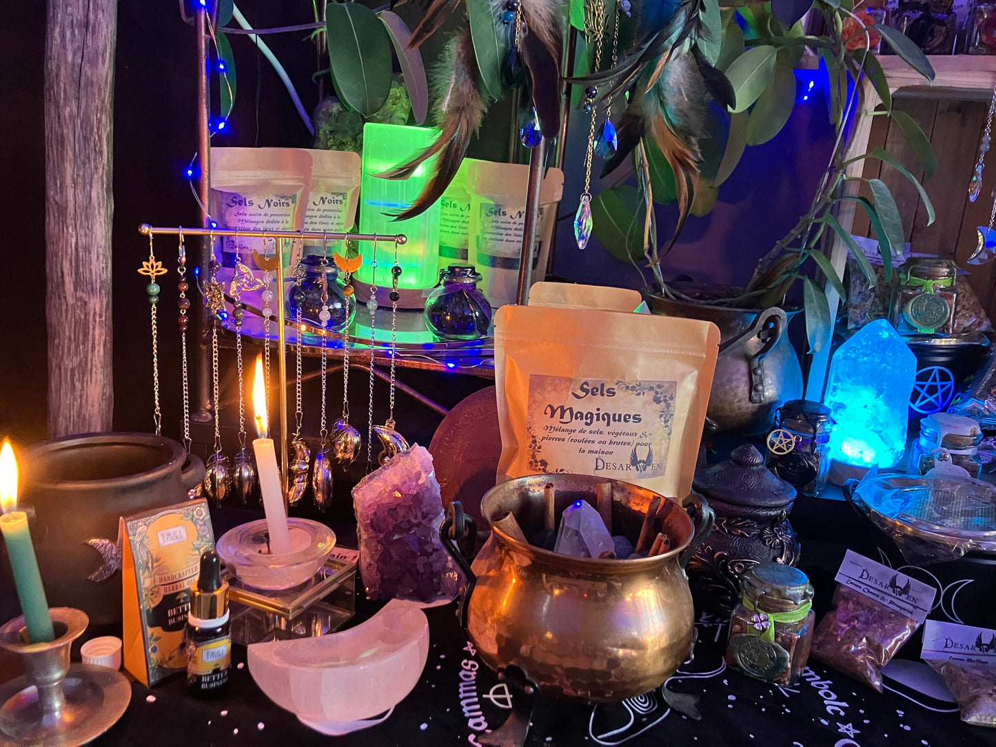 Witchcraft cauldron of abundance ritual kit