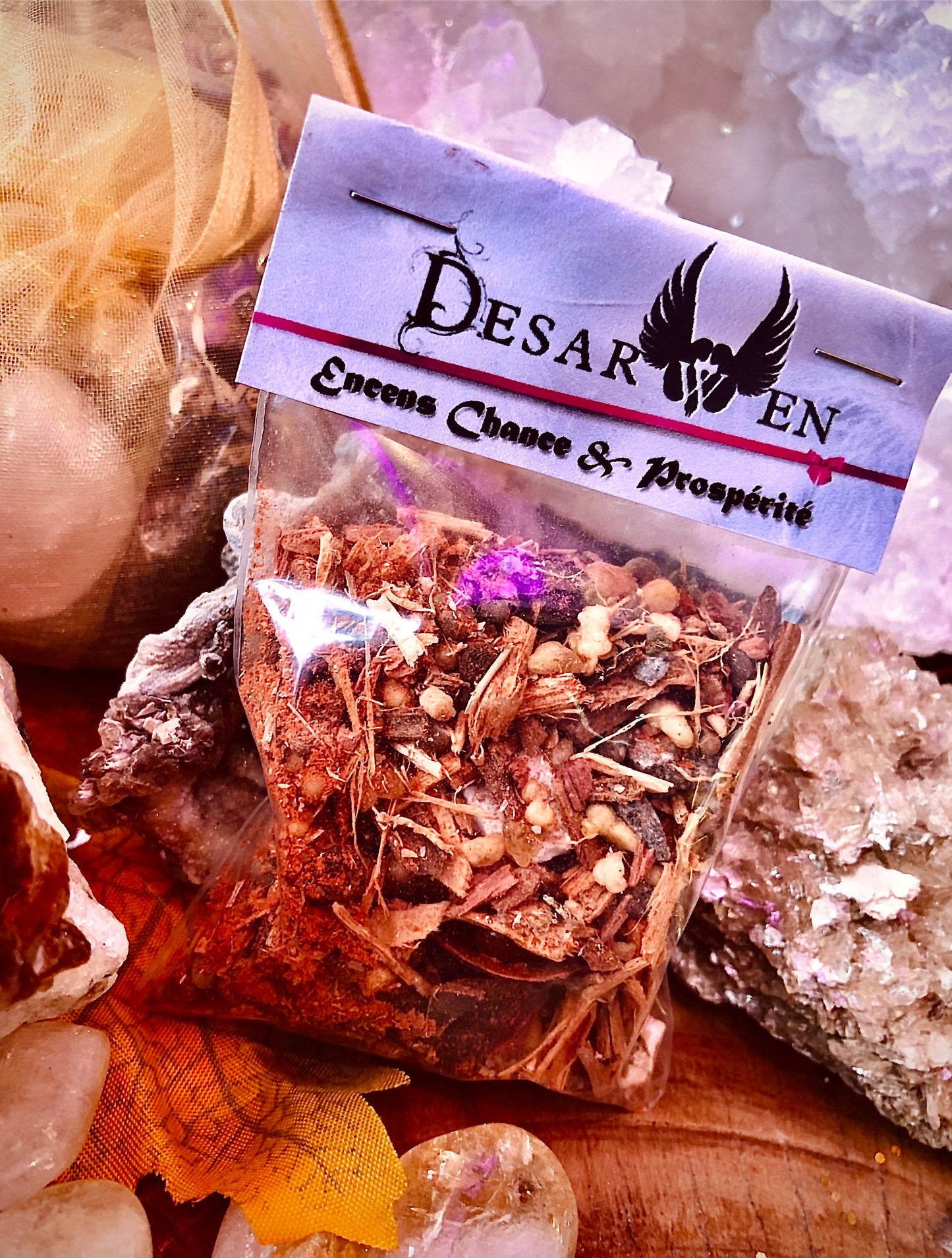 Ritual incense for luck and prosperity