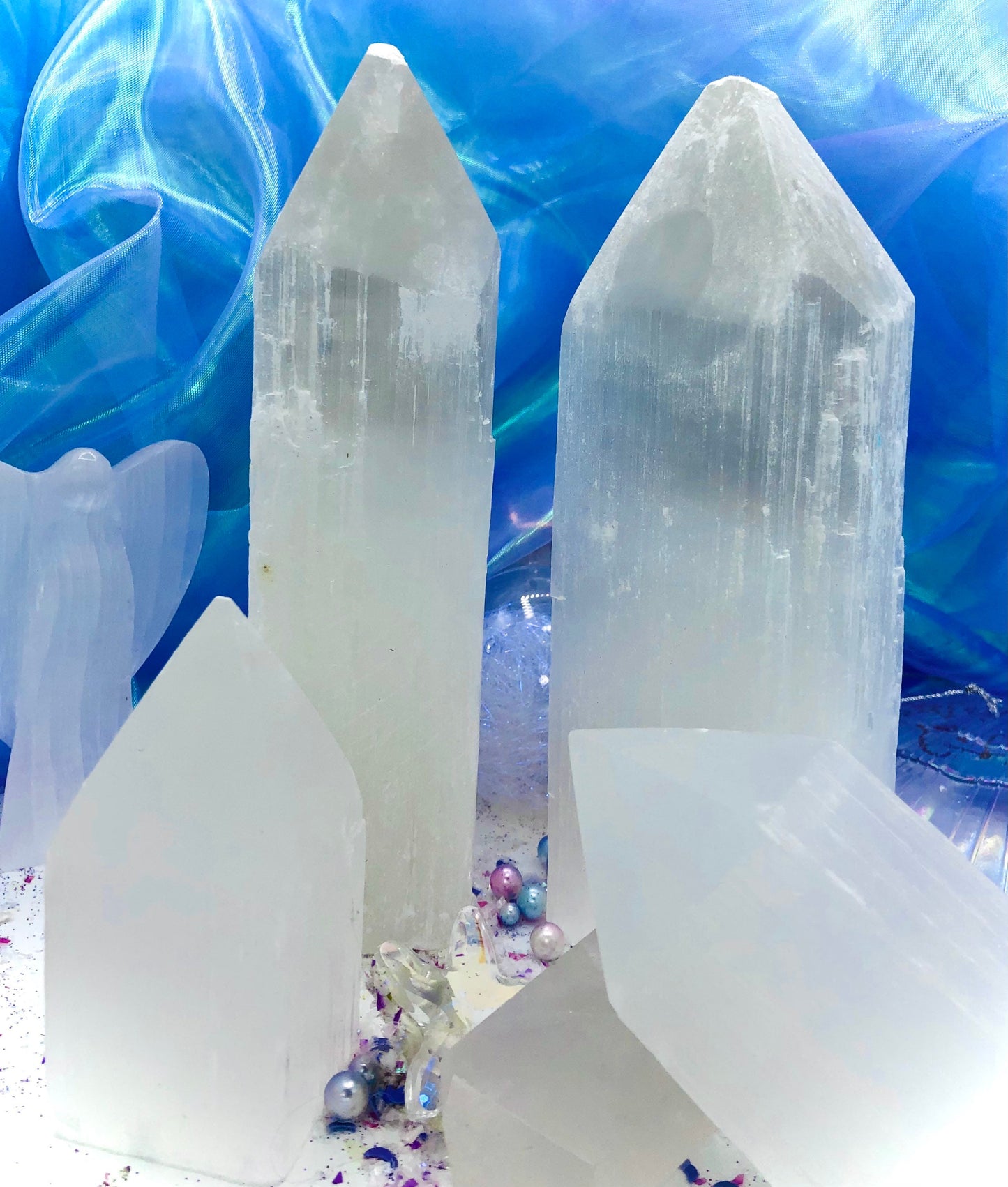 Giant Selenite Obelisk