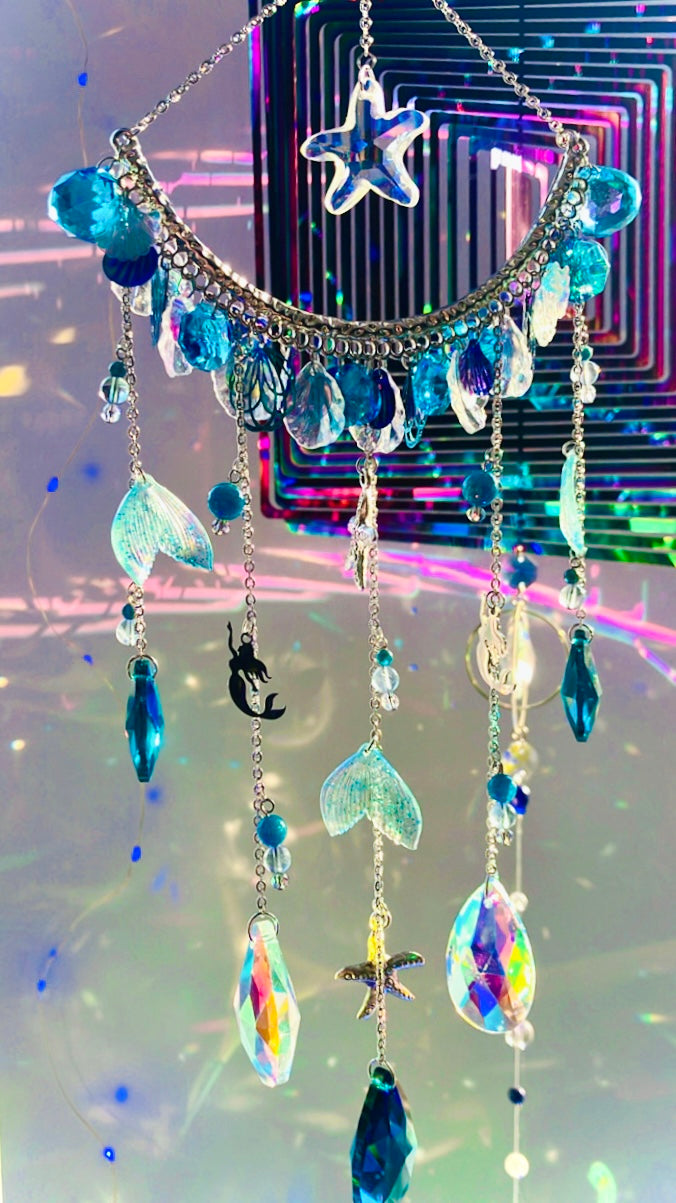 Rainbow half moon calming purity