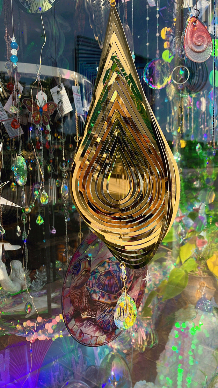 Regenbogen Großer Hypnotischer Kristall Aura Rosenquarz Amethyst