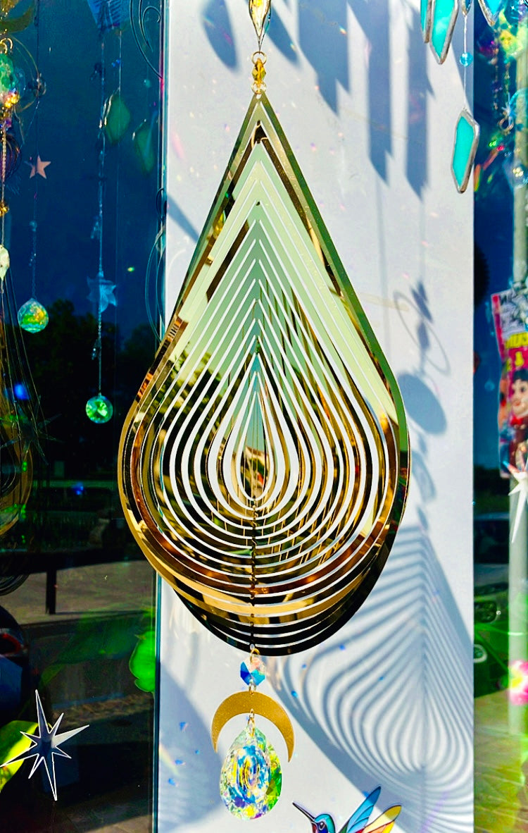 Regenbogen Großer Hypnotischer Kristall Aura Rosenquarz Amethyst
