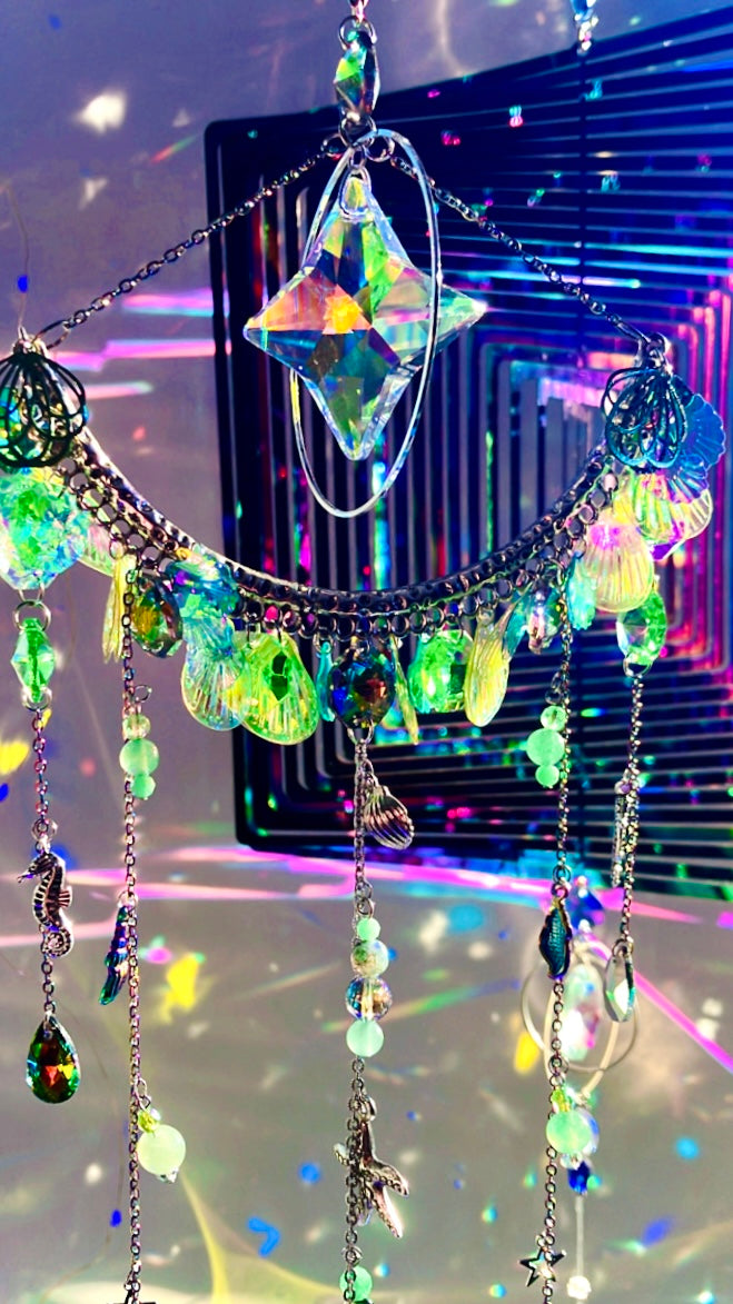 Rainbow half moon calming purity