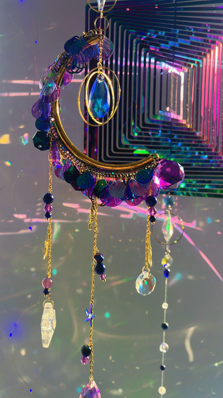 Rainbow half moon calming purity