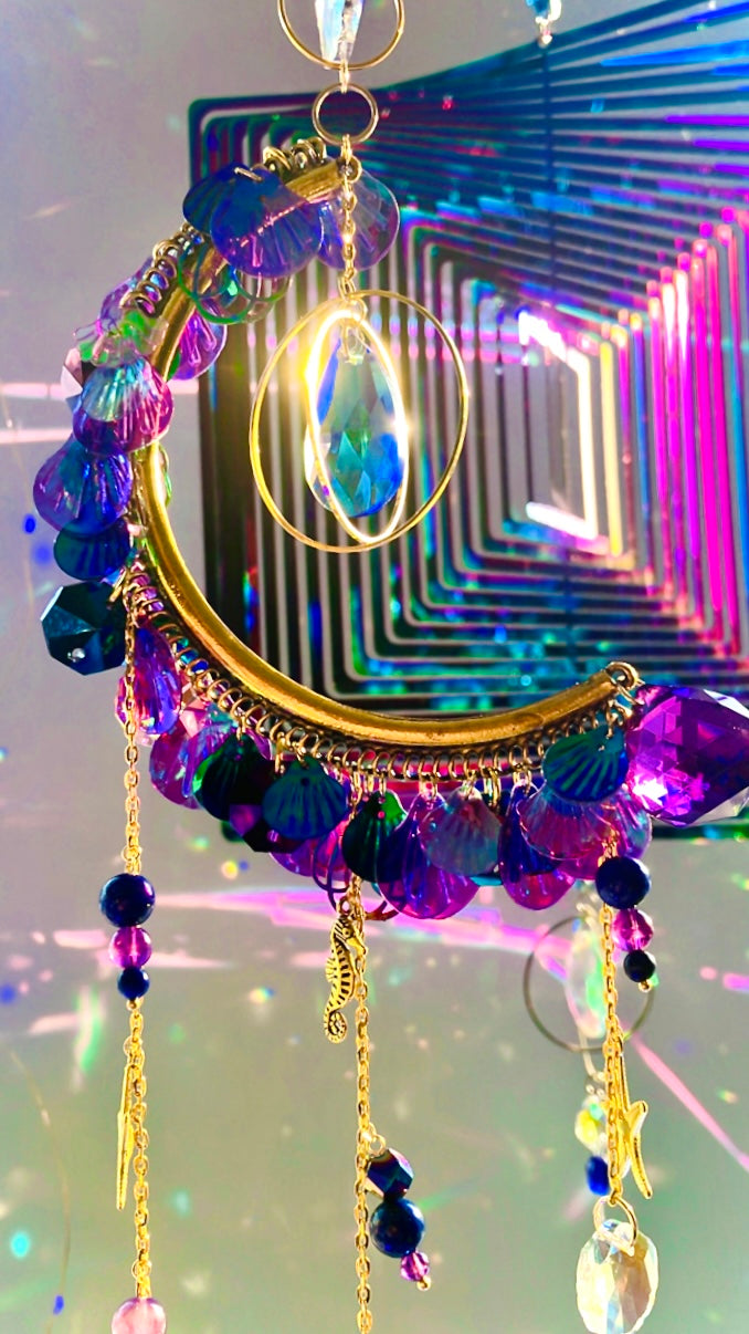 Rainbow half moon calming purity