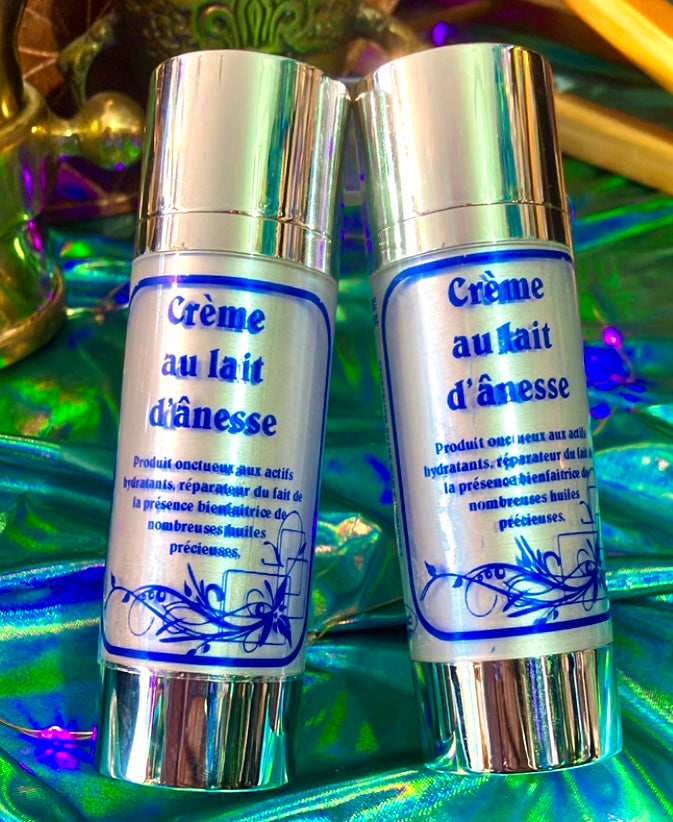 Crème visage anti âge lait d’ânesse Q10