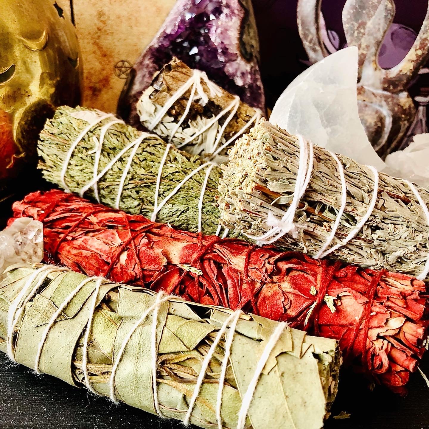 Blue sage bundle infused with jasmine purification protection