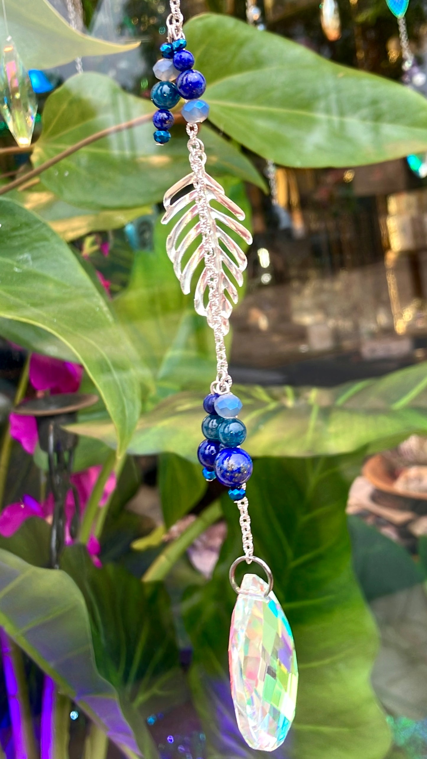Regenbogen Schmetterling Lapislazuli Anti-Stress