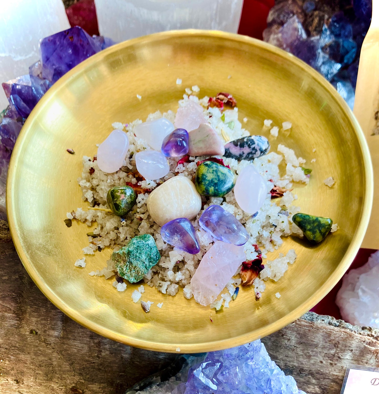 Magic salts ritual shower tenderness soothing