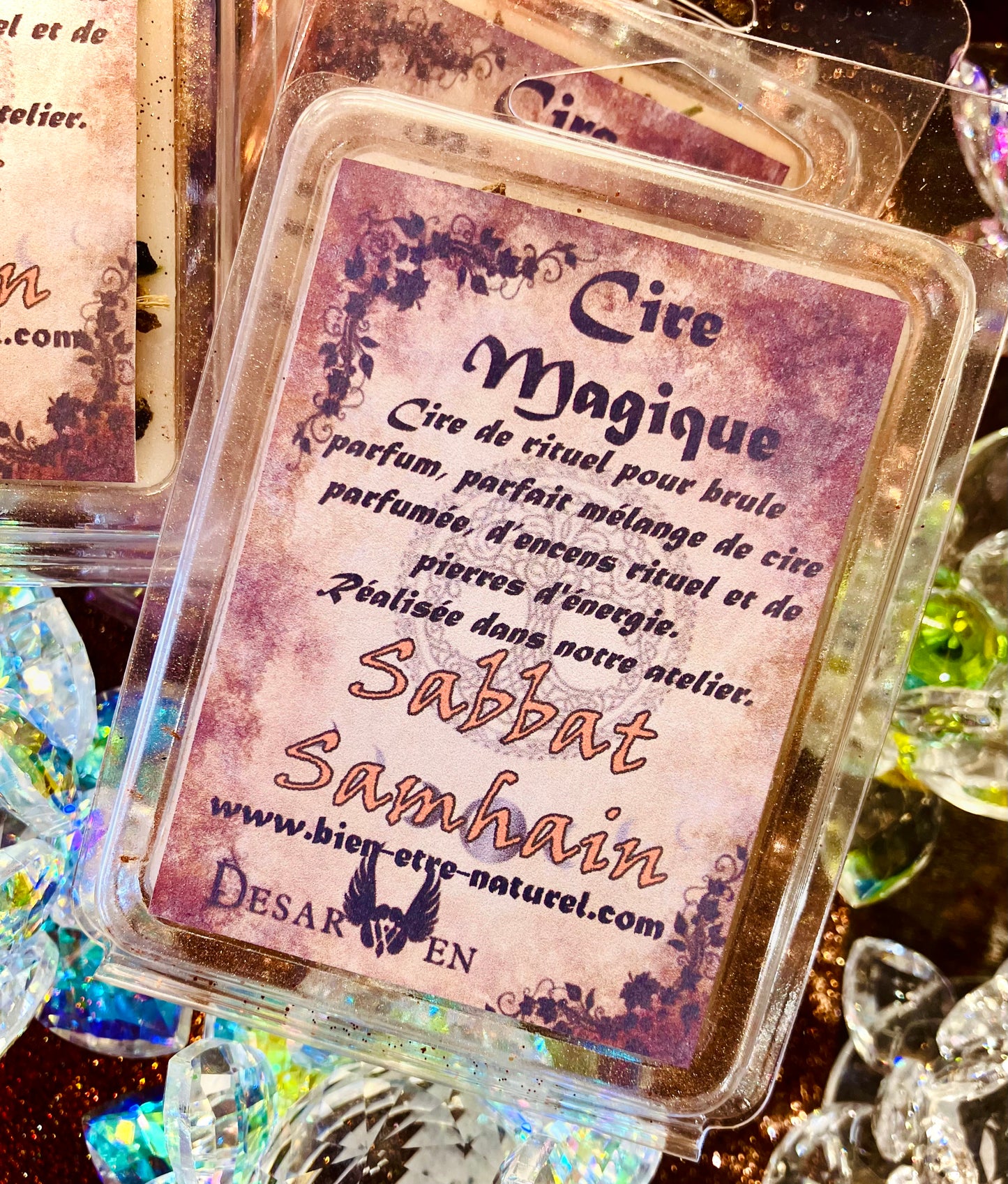 Ritual wax Tablet format for magic ritual perfume burner