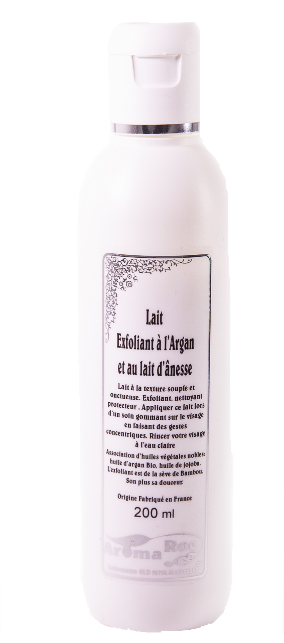 Exfoliant visage lait d'anesse, argan, seve de bambou