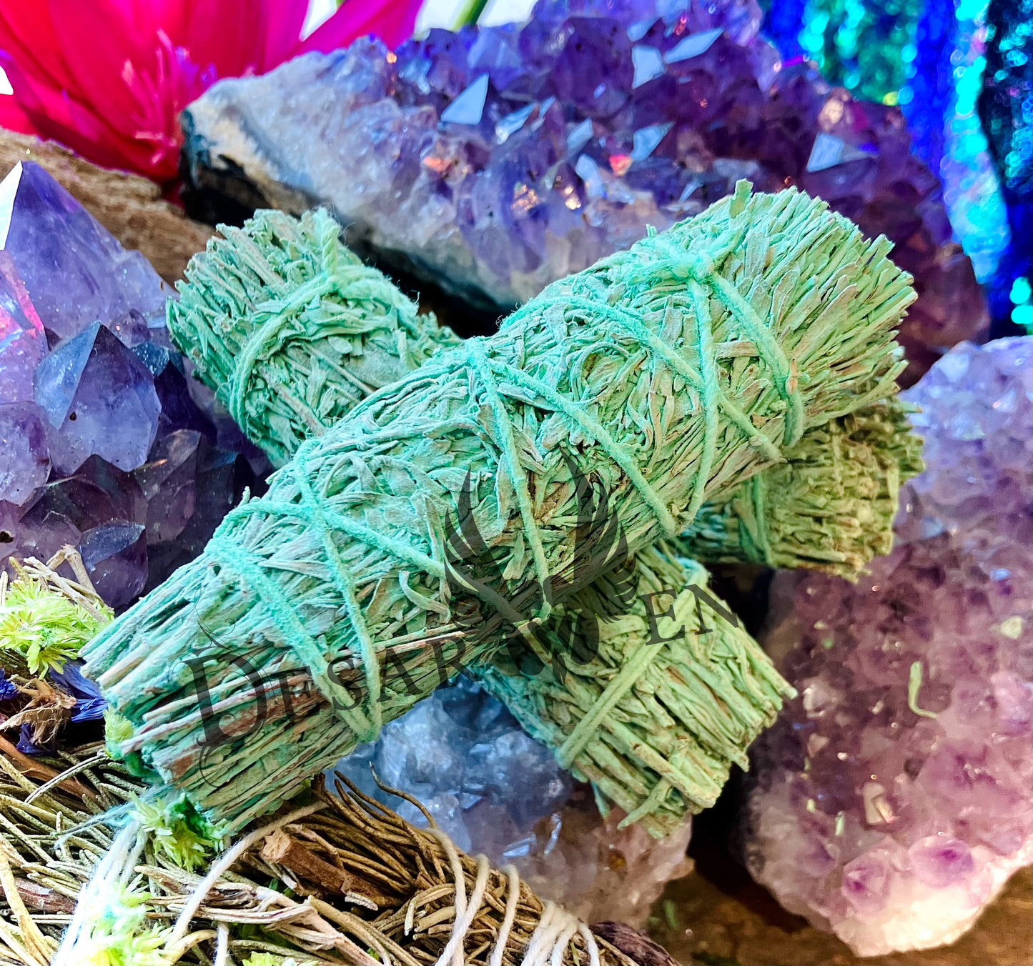 Blue sage bundle infused with jasmine purification protection