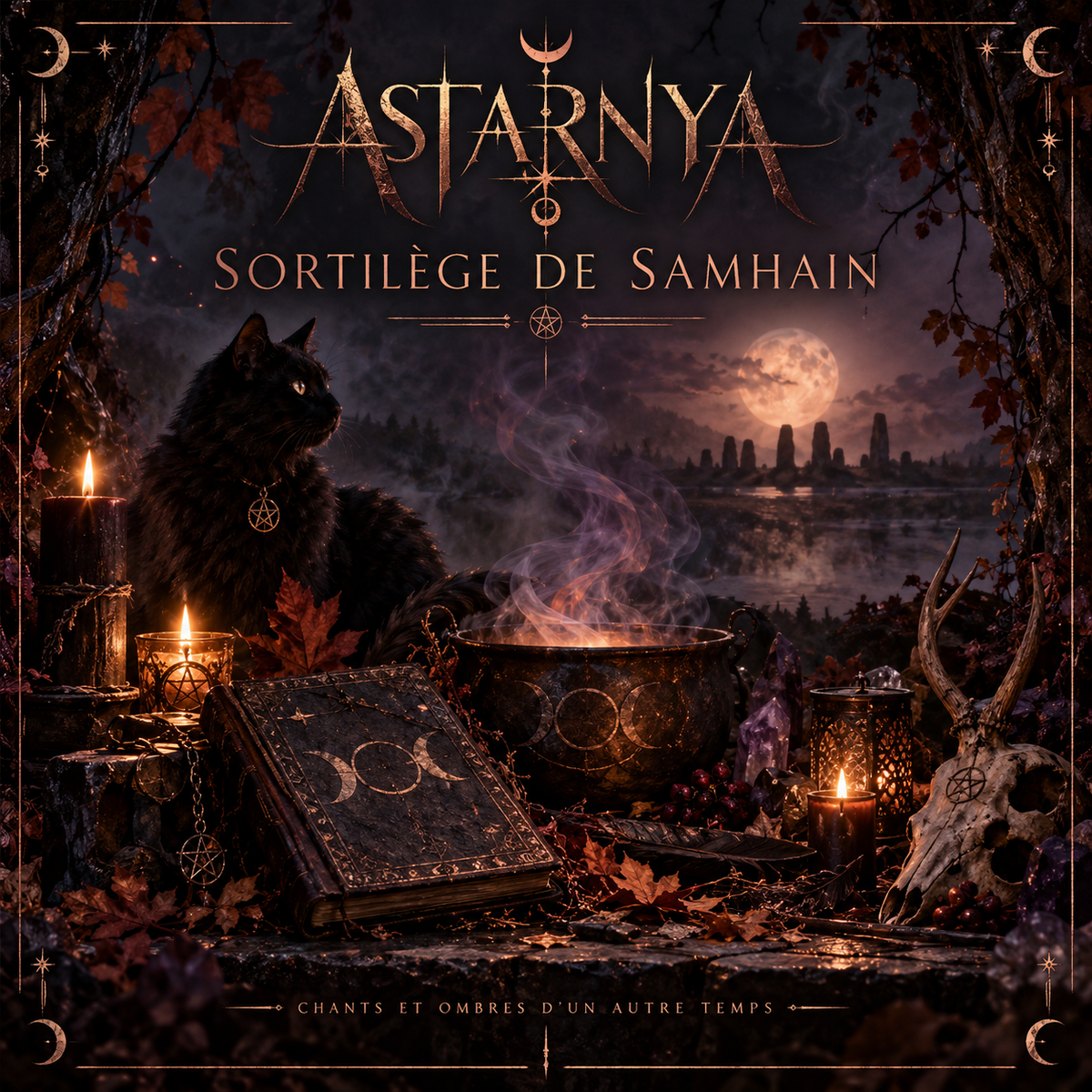 Visuel promotionnel de l’album Sortilège de Samhain par ASTARNYA