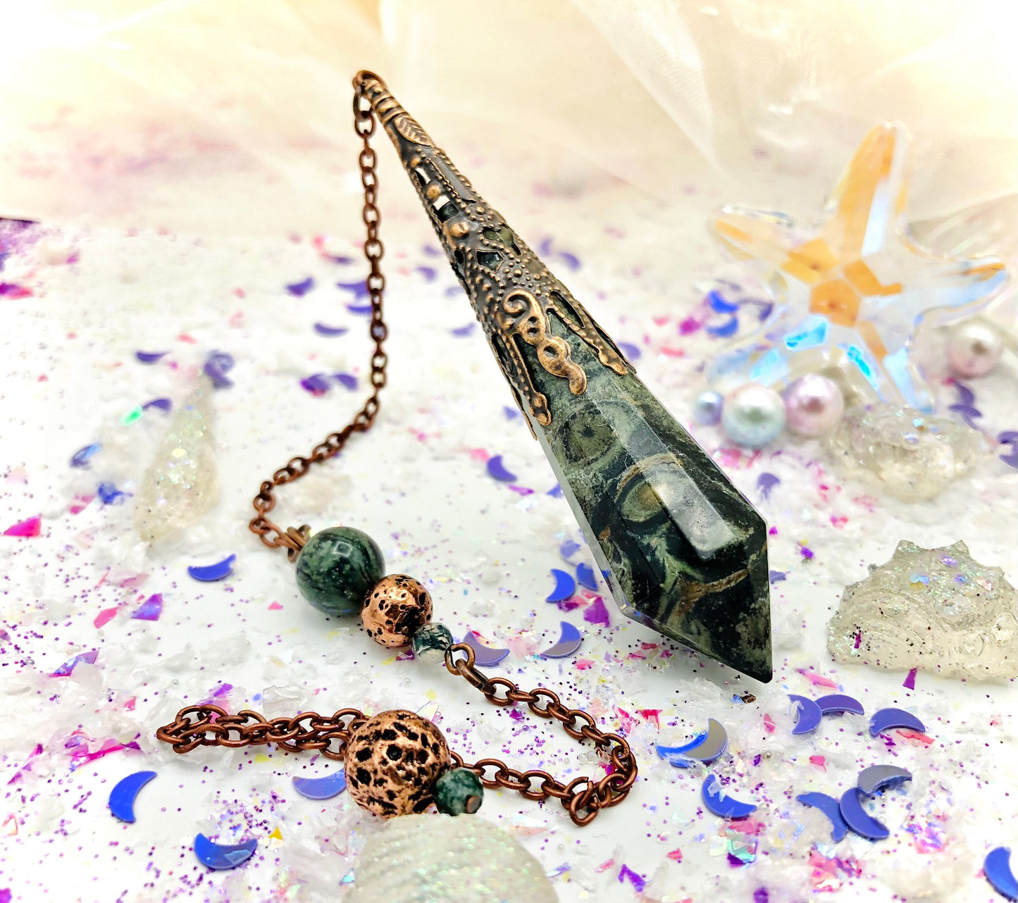 Kambaba Jasper Pendulum