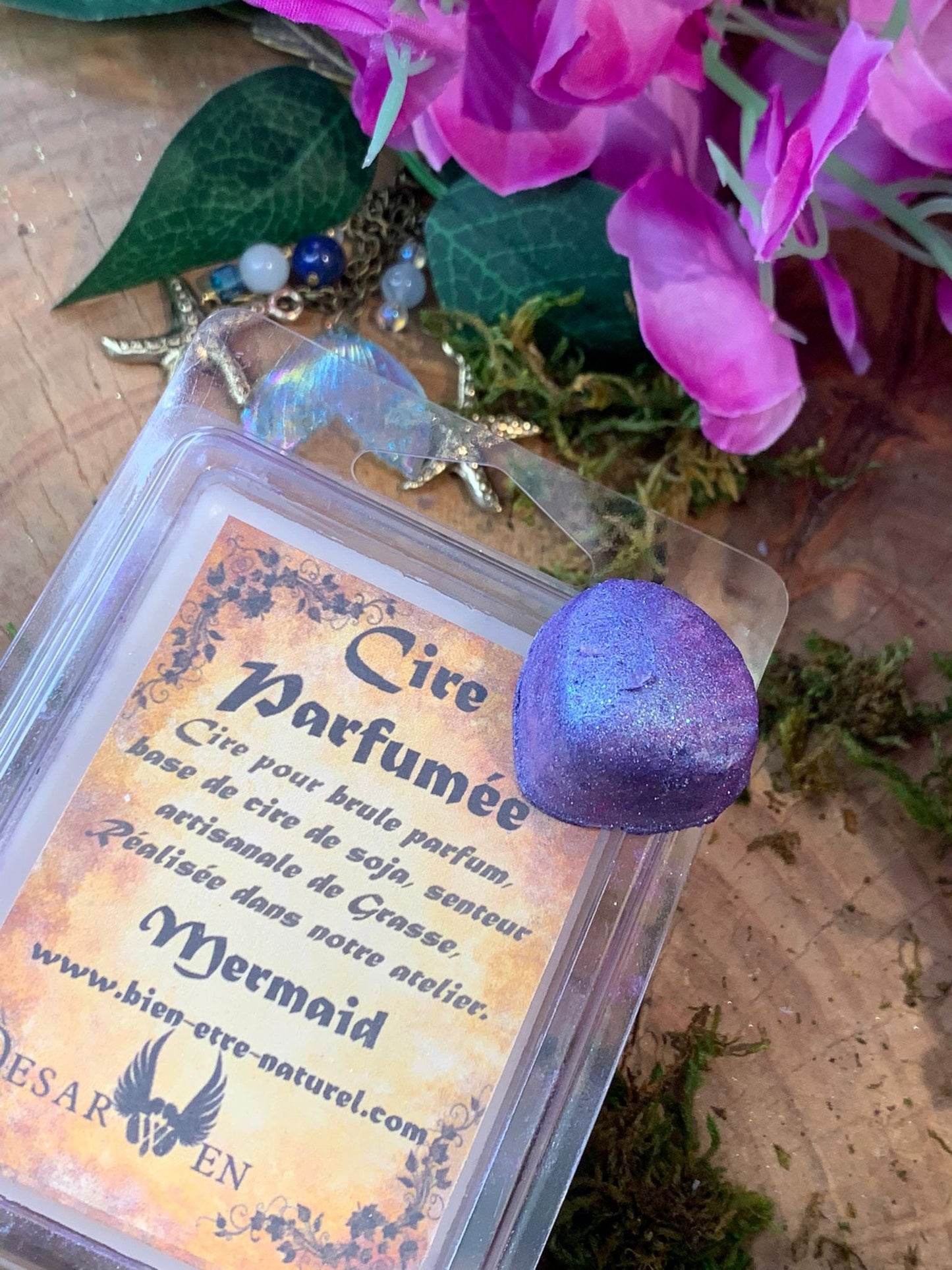 Mermaid scented wax