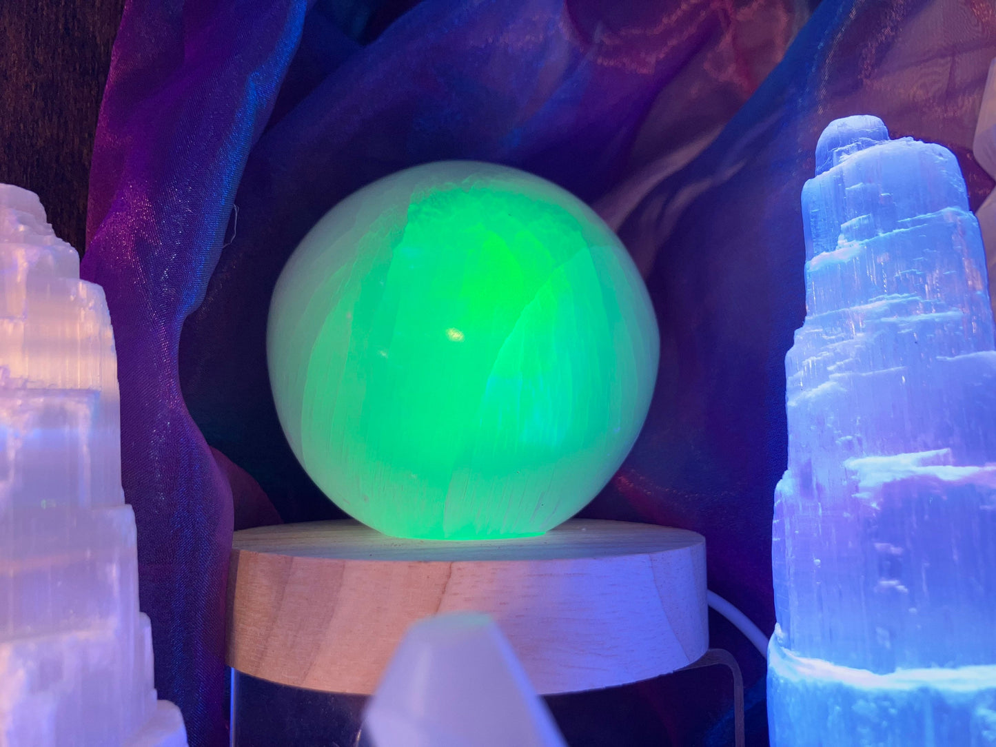 lampe en Sphère de sélénite