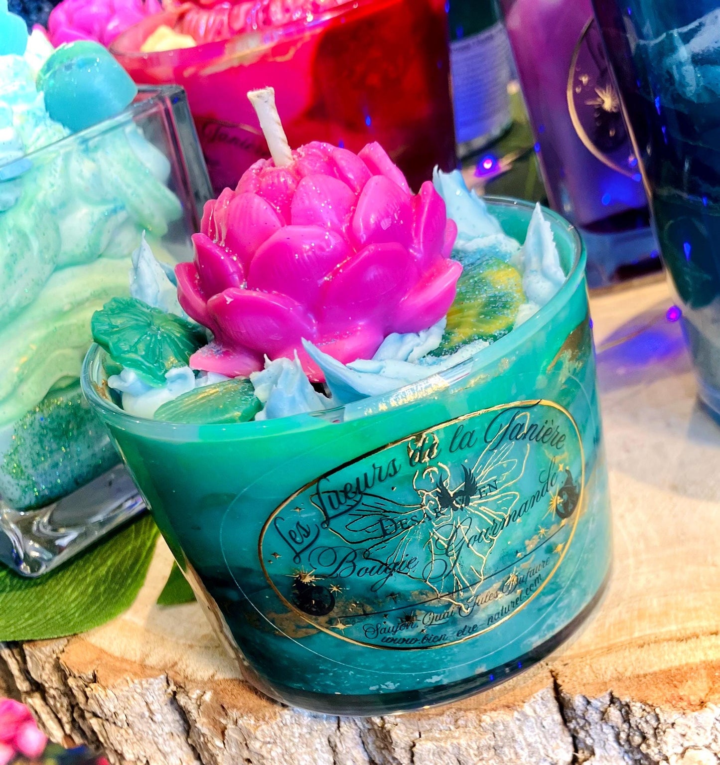 Nymphea candle with aquatic floral scent, size S
