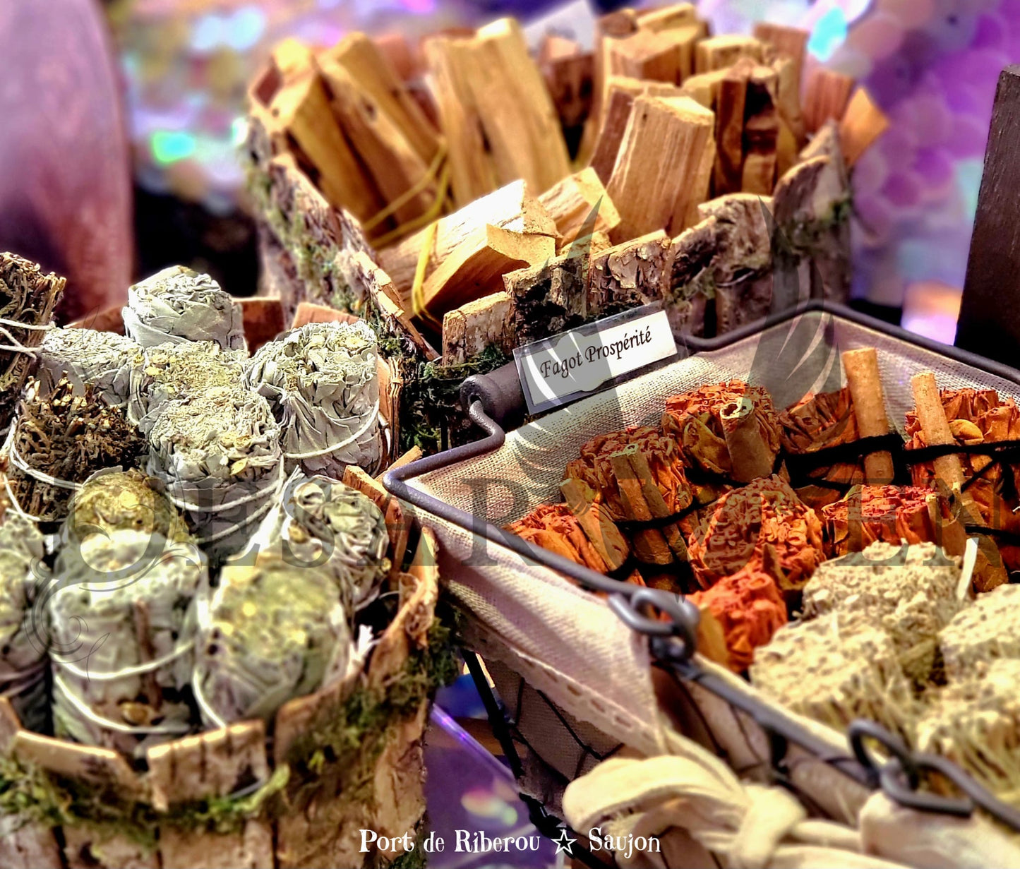 Blue sage bundle infused with patchouli purification protection