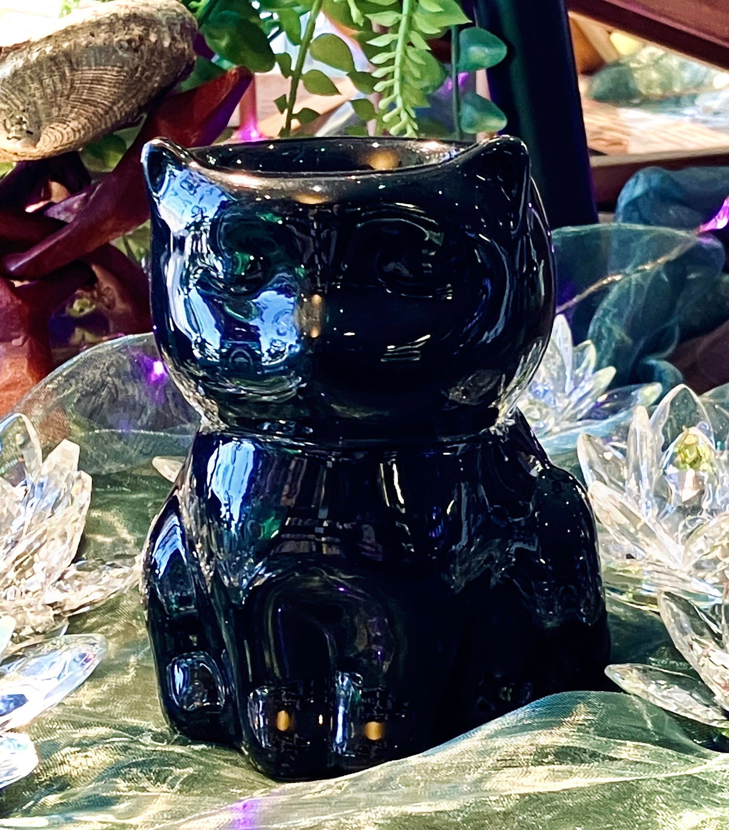 Cat wax burner