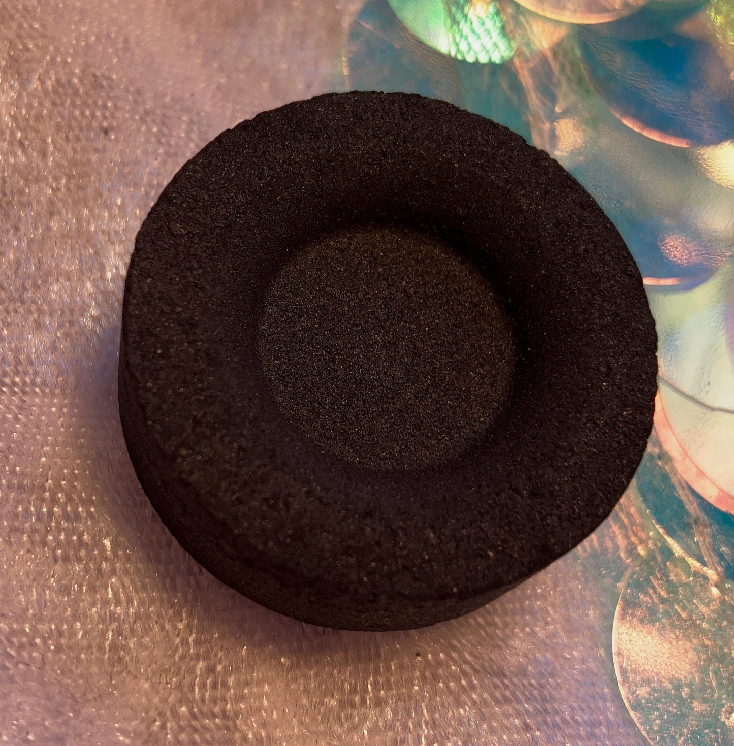 Burning coal for incense