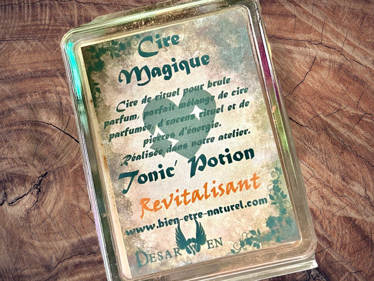 Ritual wax Tablet format for magic ritual perfume burner